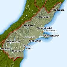 Canterbury Area Map 